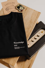 Lade das Bild in den Galerie-Viewer, Knowledge 2137 T-Shirt - Black