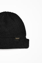 Load image into Gallery viewer, Fisherman Beanie Black
